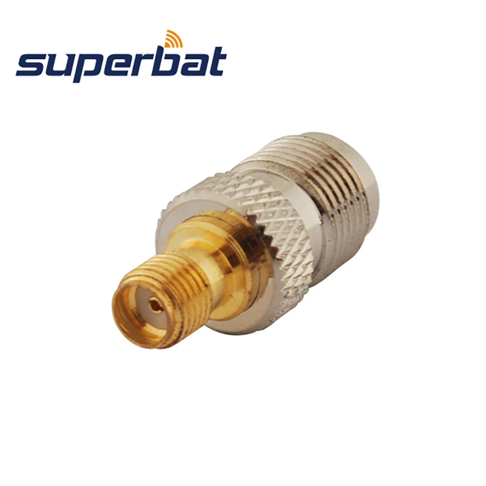 Superbat 5pcs SMA-TNC Adapter SMA Jack to TNC Female Straight RF Coaxial Connector for Electronic Components Market