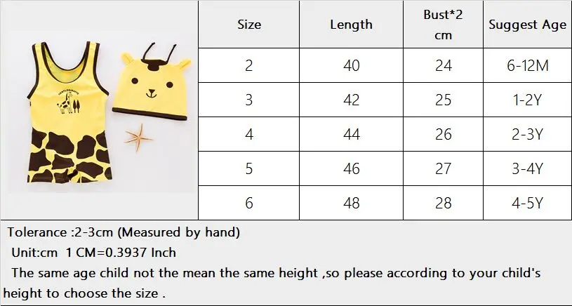 Прямая поставка; купальный костюм для маленьких мальчиков; купальник для малышей; детский купальник для животных с жирафом; Шапочка+ купальный костюм для спа-пляжа; милый купальный костюм с героями мультфильмов