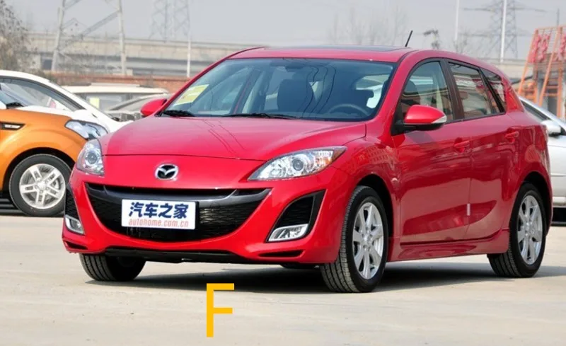 Soarhorse для Mazda 3 2009-2013 Автомобильная боковая крышка зеркала заднего вида дверное Зеркало Крышка корпуса