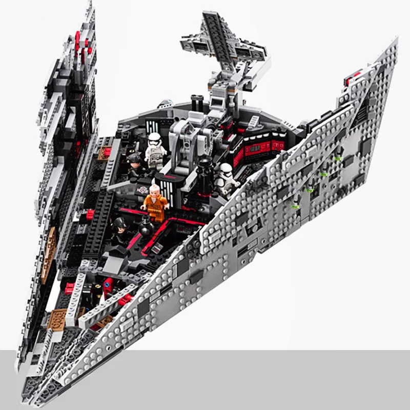 

10901 Single First Order Star Destroyer Model star wars Building Block Bricks Educational Toys 1457 Pcs kids