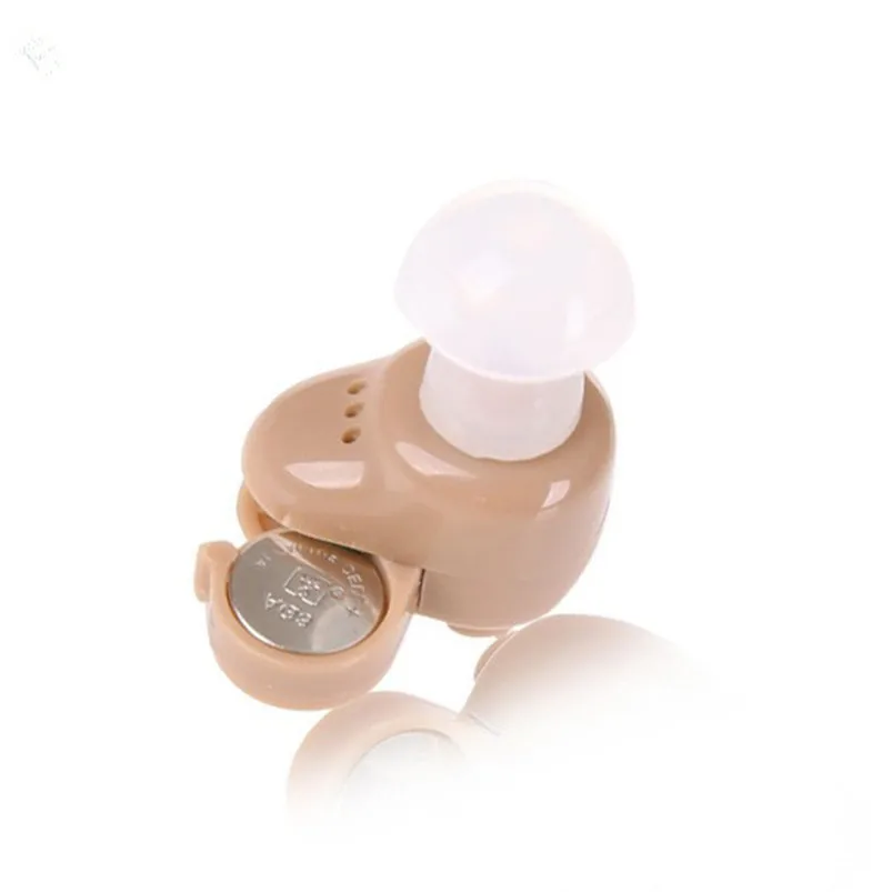 

2PCS/LOT Hearing Aid Portable Small Mini In The Ear Invisible Best Sound Amplifier Adjustable Tone digital Hearing Aids Care