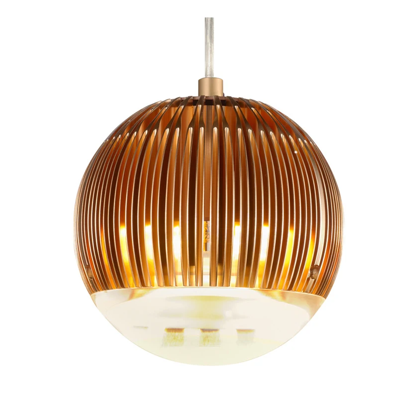 

Modern Design Fin Pendant Lights Aluminum Home Lighting LED For Living Room Bedroom Lamp Fixtures 2016 New Fashion Lampara