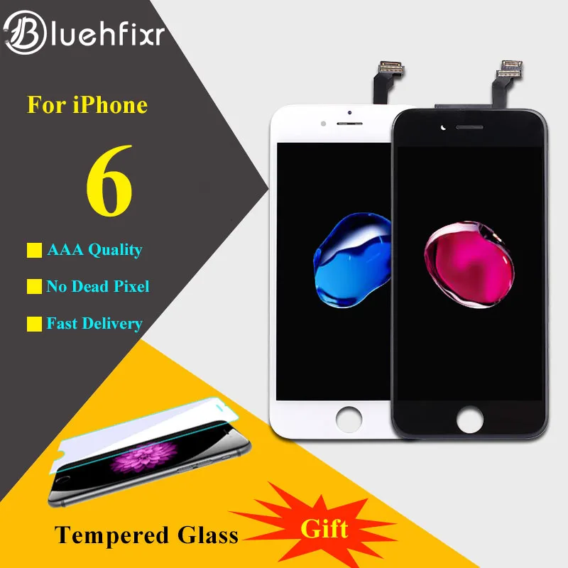 

2PCS 4.7 inch For iPhone 6 LCD Display Replacement Quality AAA No Dead Pixel Touch Screen Digitizer Assembly