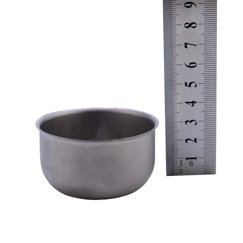 Титановая чашка для воды, кружка походный чайник для приготовления пикника круглая чашка Применимая ручная титановая чашка