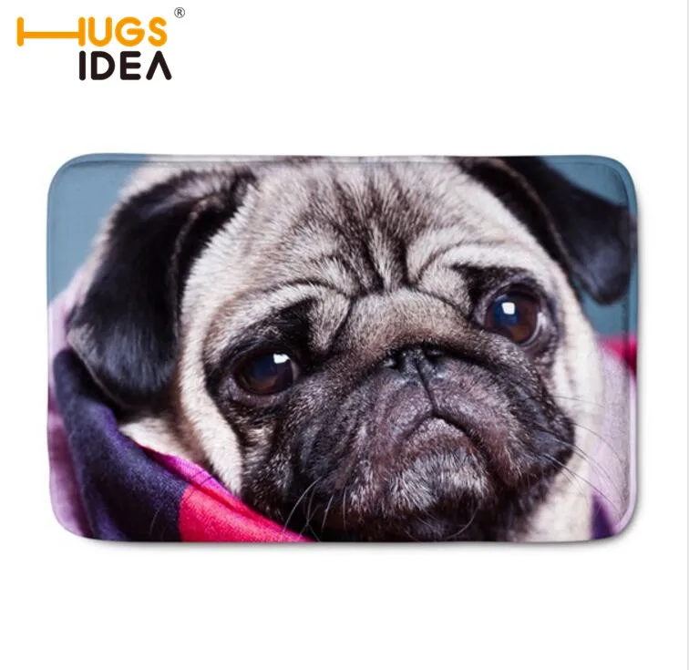 HUGSIDEA мопса маты противоскользящим ковер коврик Творческий Лента коврики дома прихожей коврик 40*59 см
