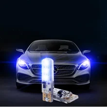 2019 Led RGB lumière de dégagement nouvelle voiture universelle RGB COB 12SMDs coloré Multi Mode voiture ampoules avec télécommande(China)