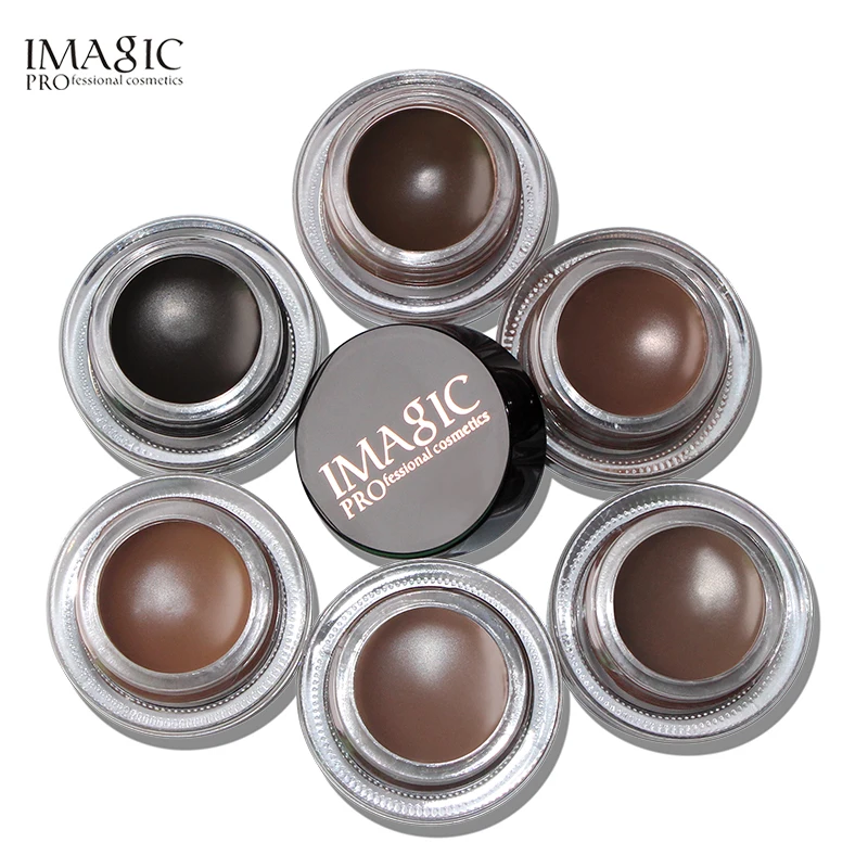 

IMAGIC New Arrivals Professional Eyebrow Gel 6 Colors High Brow Tint Makeup Eyebrow Brown Eyebrow Gel With Brow Brush Tools