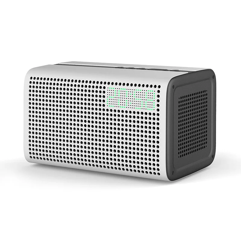 GGMM E3 WiFi Speaker Bluetooth Speakers Portable Audio Wireless Speaker Support AirPlay DLNA for iOS Android Windows With Clock - Цвет: White-Alexa