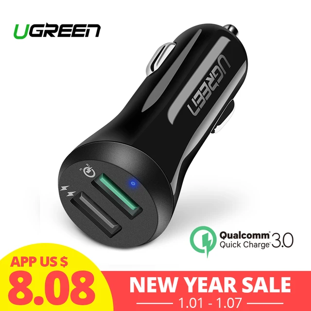 Special Offers Ugreen Car USB Charger Quick Charge 3.0 Mobile Phone Charger Dual USB Fast QC 3.0 Car Charger for Samsung Xiaomi Tablet Charger Special Offers Ugreen Car USB Charger Quick Charge 3.0 Mobile Phone Charger Dual USB Fast QC 3.0 Car Charger for Samsung Xiaomi Tablet Charger