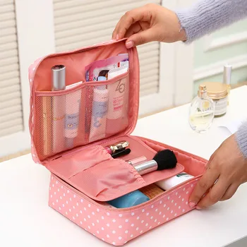 

Neceser Women Makeup Bag Travel Cosmetic Bags Portable Toiletry Organizer Bag Waterproof Kits Storage Travel MakeUp Wash Pouch