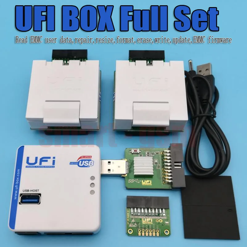 UFI BOX UFi Box мощный инструмент обслуживания EMMC считывание пользовательских данных EMMC, ремонт, изменение размера, формат, стирание, запись обновления прошивки EMMC