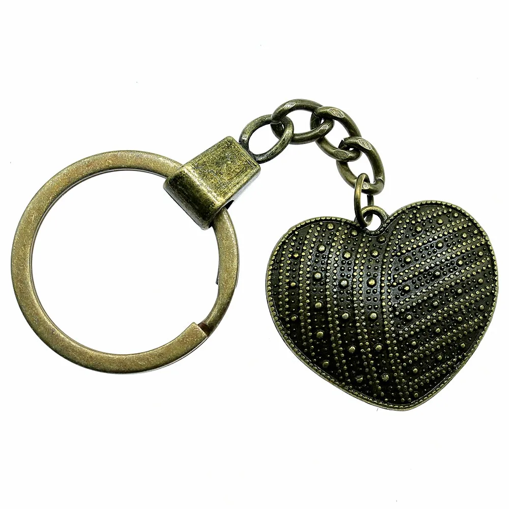 

31x28mm Big Heart Key Ring 2019 New Vintage Metal Key Chain Party Gift Dropshipping Jewellery