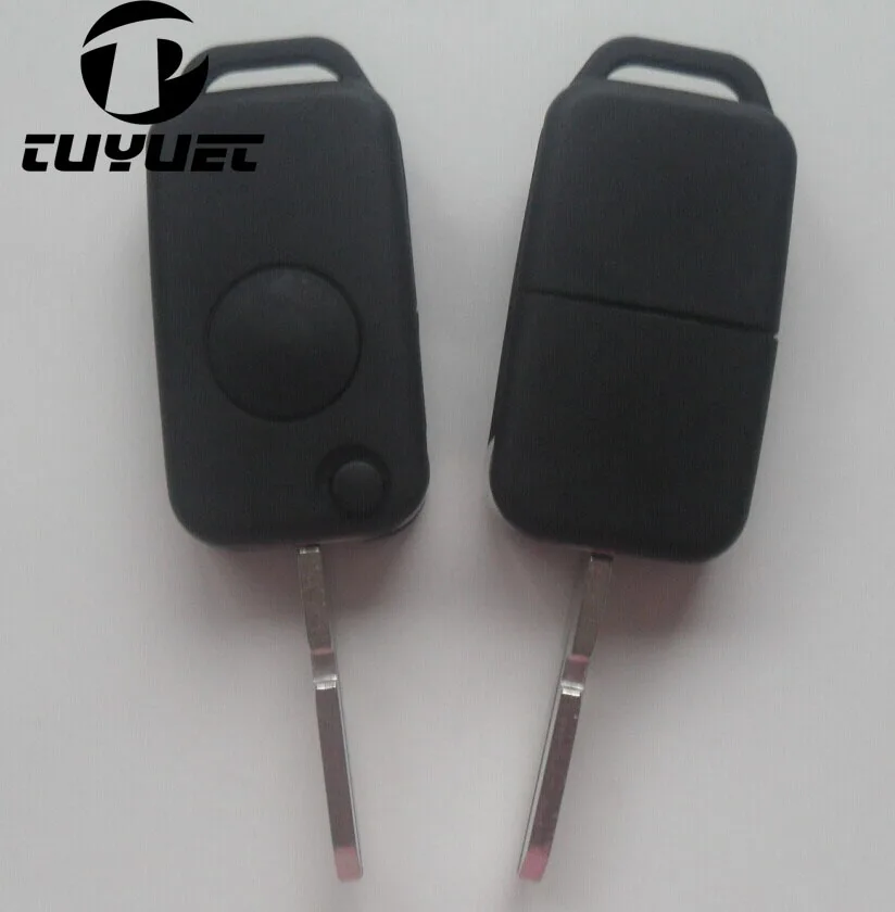 Benz remote key shell 1 button HU39   (12)-2