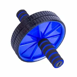 Брюшной колесо ролик AB колеса Core Trainer оборудования Двойные колеса резиновой ручкой против скольжения для тренировки тренажерный зал Фитнес