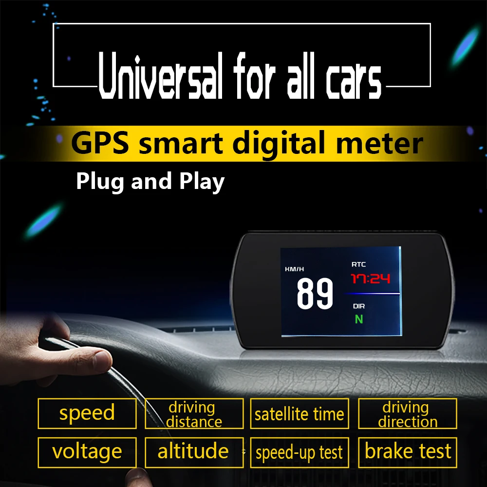 Проектор на лобовое стекло GEYIREN T800 дисплей 3 6 дюйма Gps HUD миль/ч