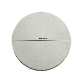 

1pc 7" 7inch 180mm Fine Densed Wool Polishing Buffing Pads Car Polish Pad Hook Loop for Glass