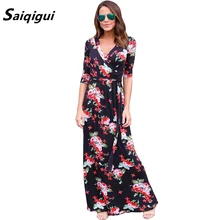 Saiqigui, весенне-осеннее платье, женское, с поясом, элегантное, макси платье, повседневное, для девушек, для праздника, длинное платье, vestidos robe femme