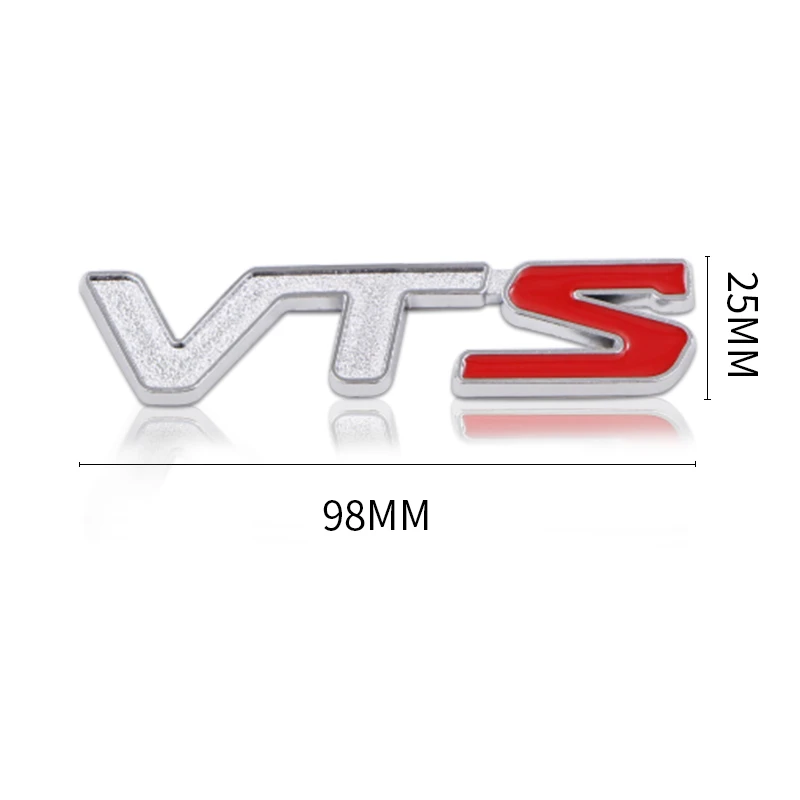 1 шт. 3D металлический VTS автомобильный значок эмблема логотип наклейка для Citroen C2 C3
