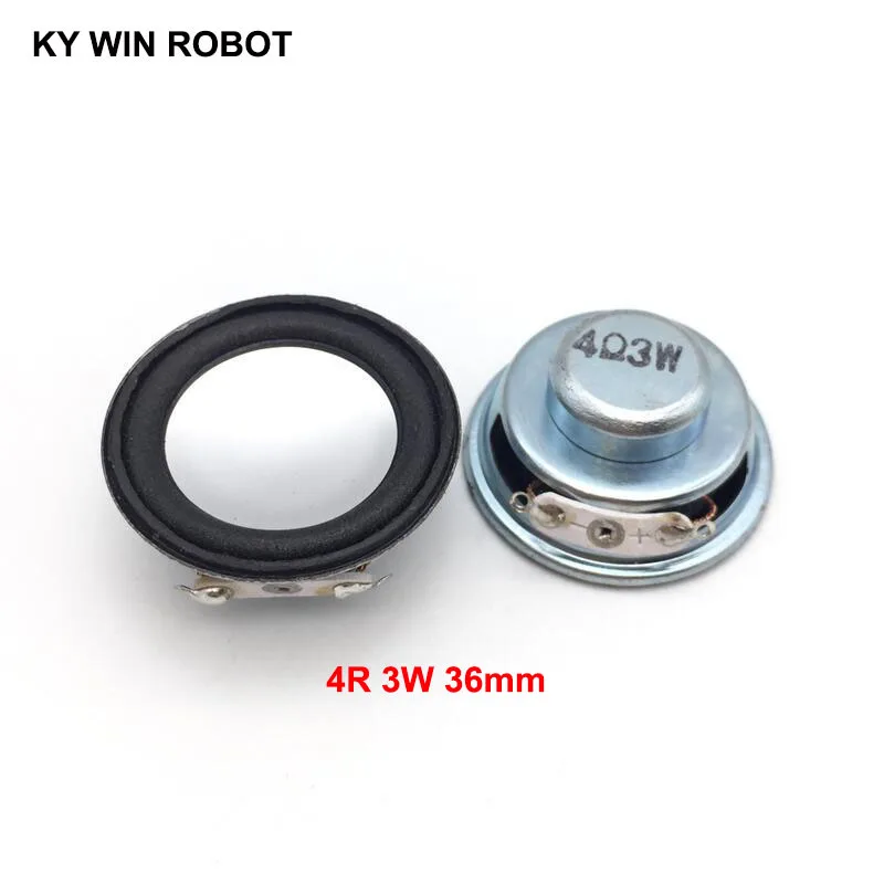 2PCS/Lot High Quality Speaker Horn 3W 4R Diameter 3.6CM 36MM Mini Amplifier Rubber Gasket Loudspeaker Trumpet thickness 17MM 2pcs framework oil seal id 7mm od 14 31mm thickness 4 8mm rubber gasket rings