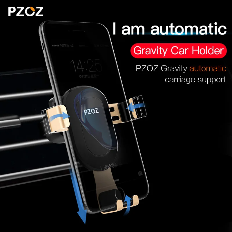 PZOZ car phone holder air vent mount bracket gravity mobile pop stand