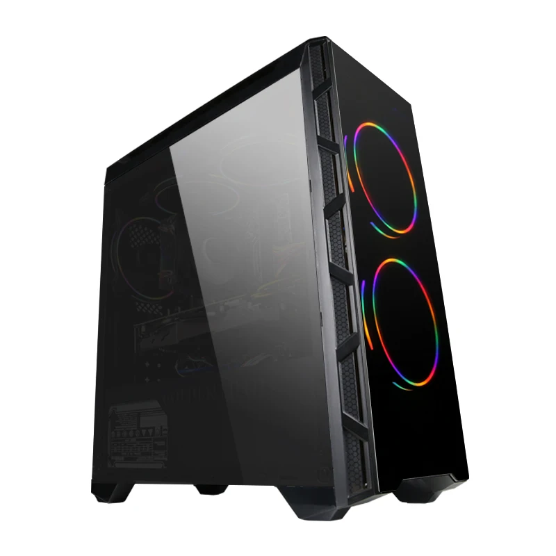  GETWORTH T24 Gaming PC Desktop Computer AMD Processor Ryzen5 2600 Water Cooler Liquid Cooling GTX10