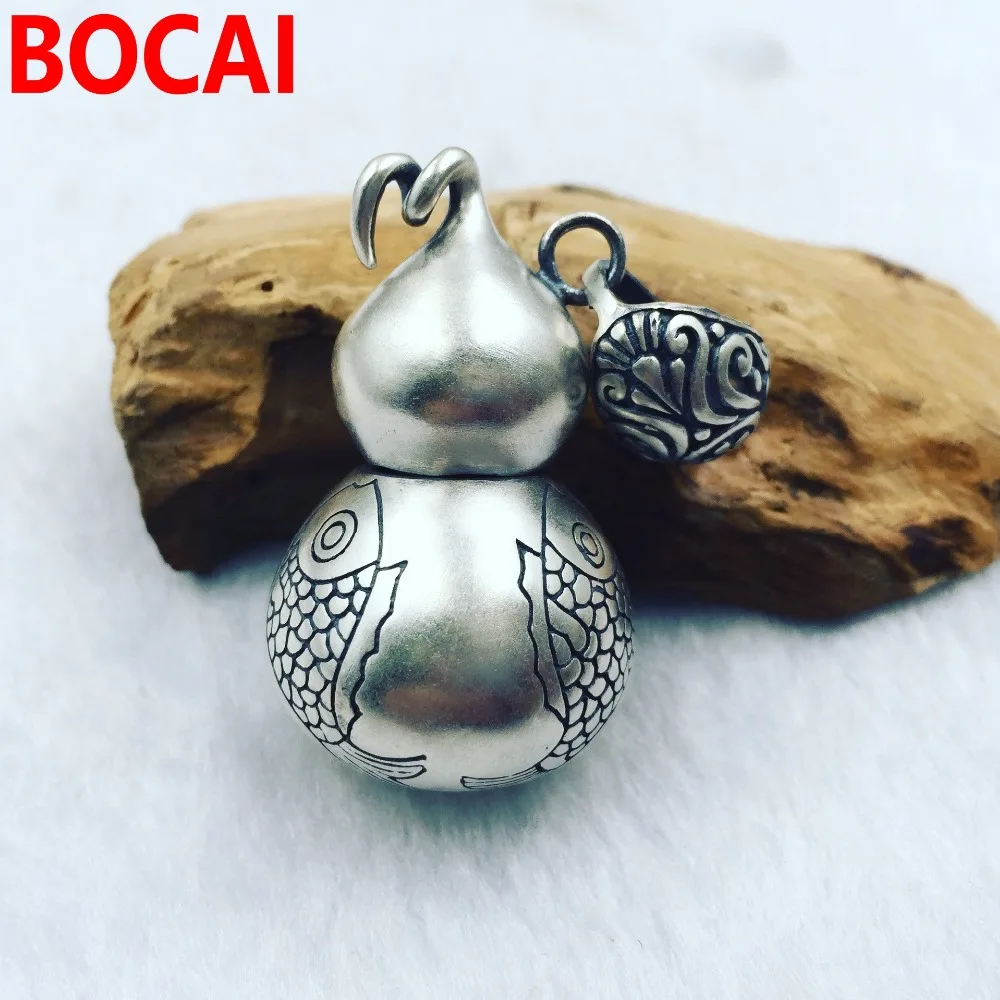 

S925 Pi Silver Pendant open Wuke gourd GA factory direct