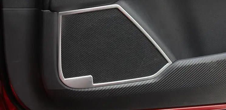 Stainless Steel Car door Speaker ring cover interior frame decoration Trim 2017 2018 for CX5 CX-5 | Автомобили и мотоциклы