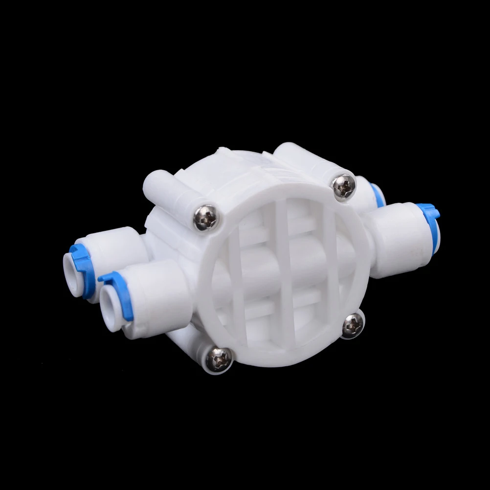 1PC Auto Shut Off 4 Way 1/4 Port Valve For RO Reverse Osmosis Water Filter System