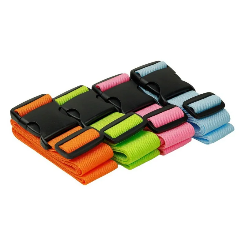 

Outdoor Hiking 4m long Cross Luggage Strap Belt For Suitcase with Secure Lock Safe Belt Strap Tavel Home Accessories s8