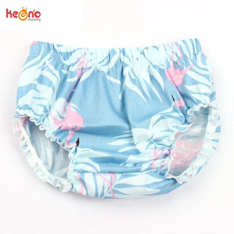 Boy Girl Cotton Bloomers Flamingos Infant Ruffle Shorts Newborn Gift Children Clothes (6)