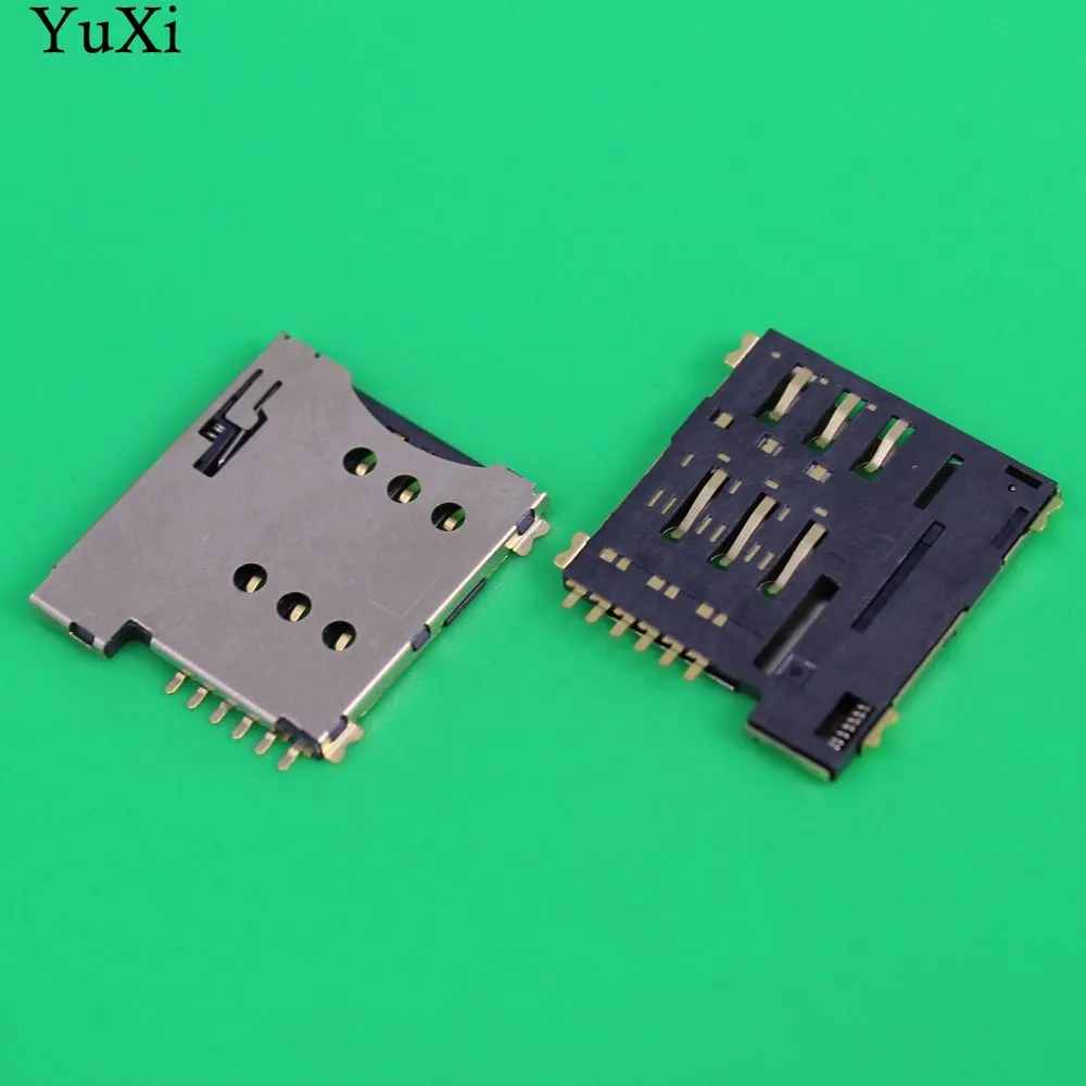 

YuXi 6pin push micro sim card socket holder slot replacement connector