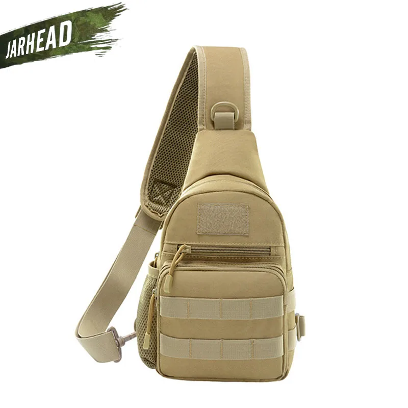 900D наружная сумка на плечо, тактическая походная сумка, военный рюкзак для мужчин, походная сумка для путешествий, походная сумка через плечо - Цвет: TAN