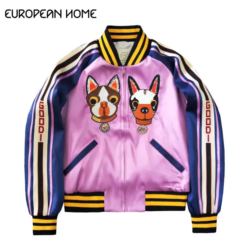 

New Fashion 2019 Spring jacket women coat clothing Korean embroidery baseball uniform Harajuku Autumn coats and jackets women