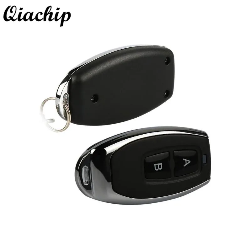 

QIACHIP 433 MHz 2 CH Wireless Remote Control RF Relay Transmitter Learning Code (1527/EV1527) Key Fob 433mhz Module Key Z40
