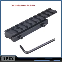 1 комплект 11 мм до 20 мм ласточкин хвост, морской дракон Пикатинни адаптер конвертер область охвата