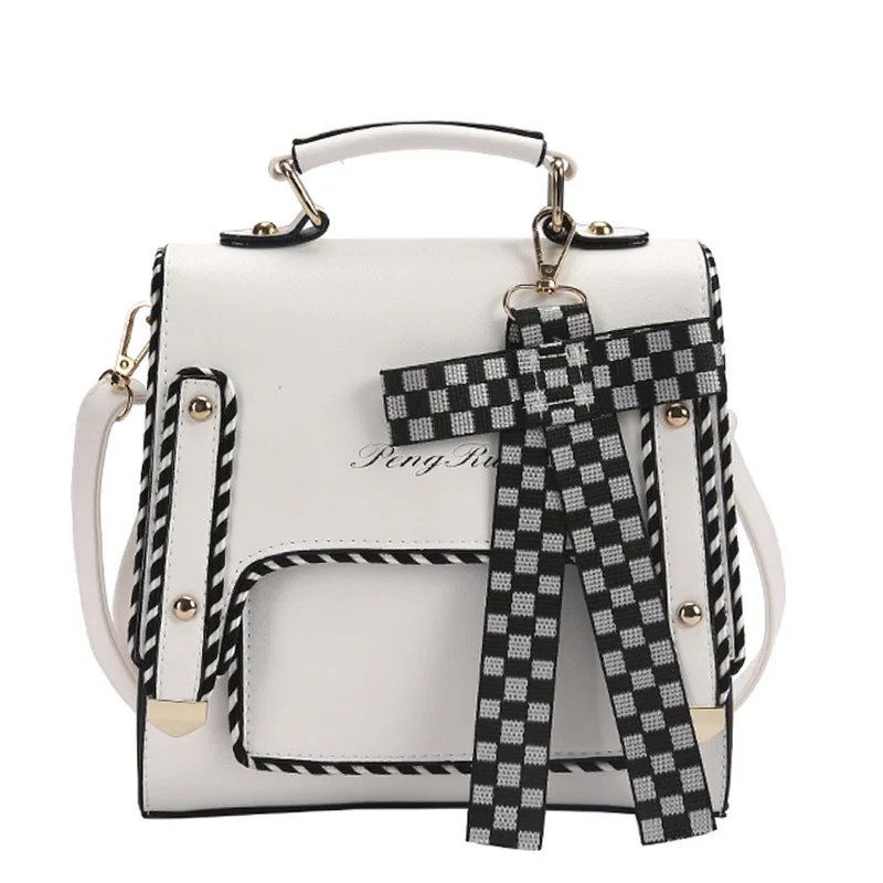 

2019 High Quality Bow Backpack New Fashion Women Backpacks School Bag For Teenagers Backpack Ladies PU Bags Luxury Designer