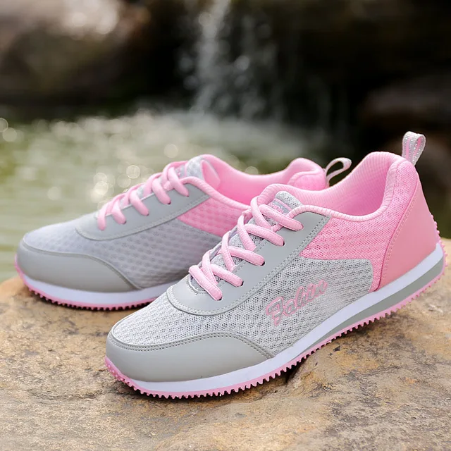 Buy children big size girls sneakers breathable air mesh casual sport running
