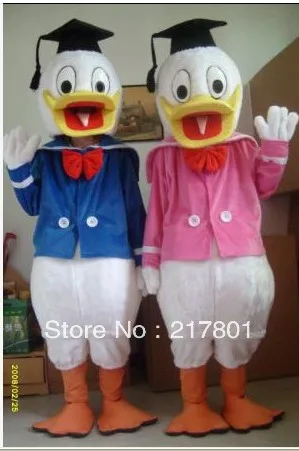 Donald And Daisy Duck Adult Mascot Costume Christmas Fancy Outfit Cartoon  Character Party Dress Free Shipping|dress diamante|costume appliquesdresses  middle aged women - AliExpress