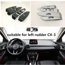 Автомобиль-Стайлинг Стекло окна переключатель украшения панели управления windows автомобильные аксессуары для Mazda CX-3 CX3