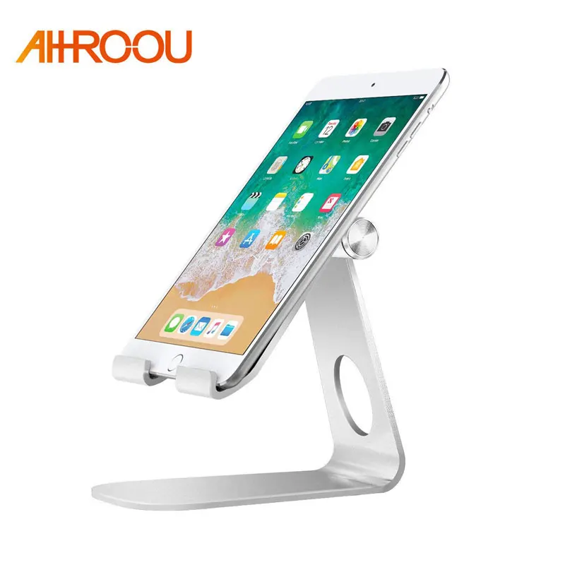 

Aluminum Alloy Rotatable Phone Holder Tablet Holder Stand Mount Support Bracket Adjustable Table Holder for iPhone X for Samsung