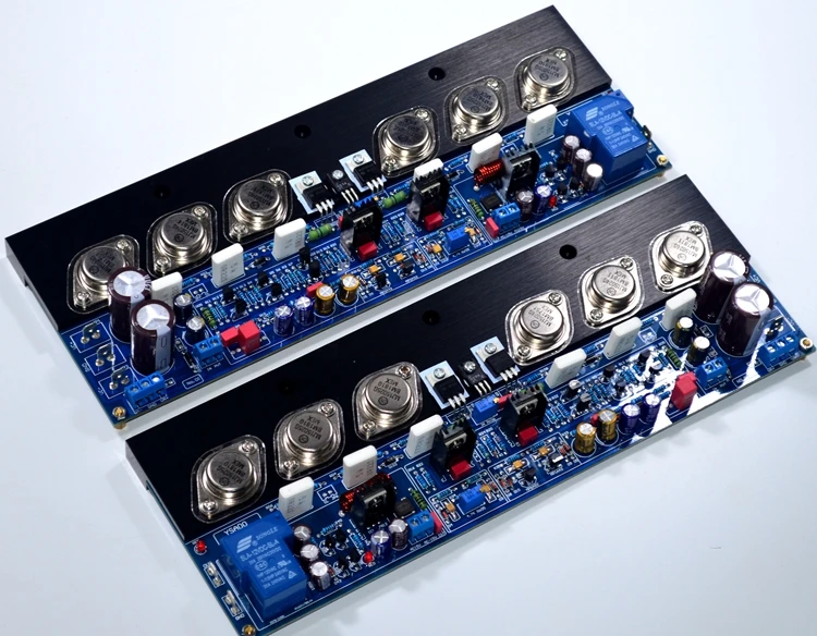 Class AB amplifier board 300W+300W KRELL FKSA50 ON MJ15024 / 15025 Power tube + MJE15033/ 15032 Push tube Pure After level