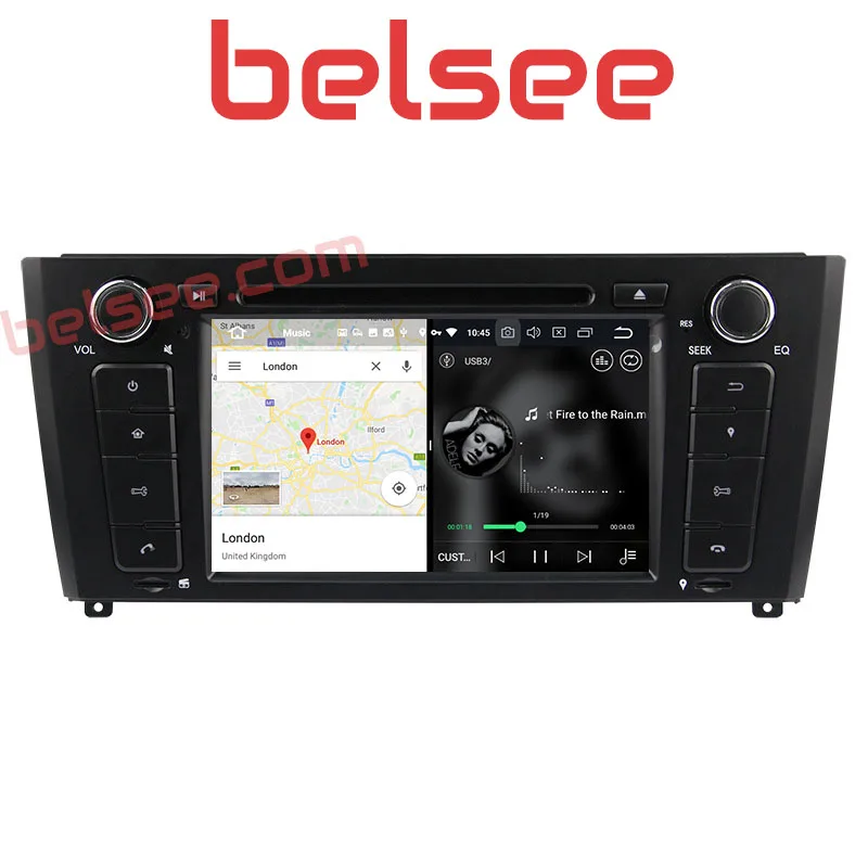 Belsee для BMW 1 серии E81 E82 E87 E88 2004-2011 Android 9,0 Восьмиядерный автомобильный радиоприемник 4 Гб Стерео gps головное устройство Авторадио dvd-плеер