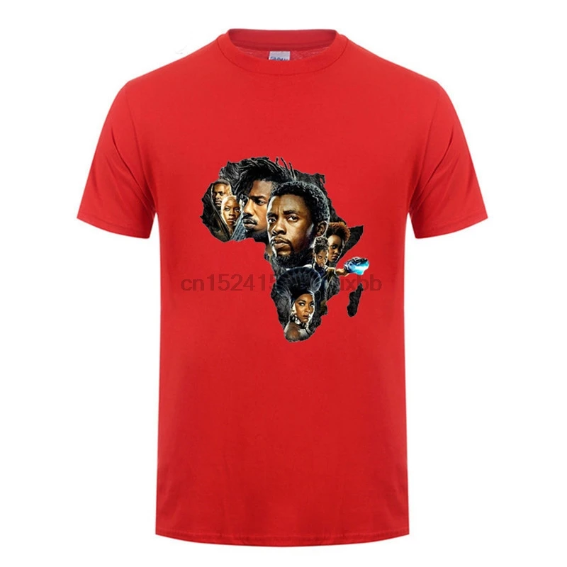 Africa Wakanda Map Black Panther T Shirt character print Civil War Top T-shirt Men Avengers iron Fitness Crossfit man comics Tee |
