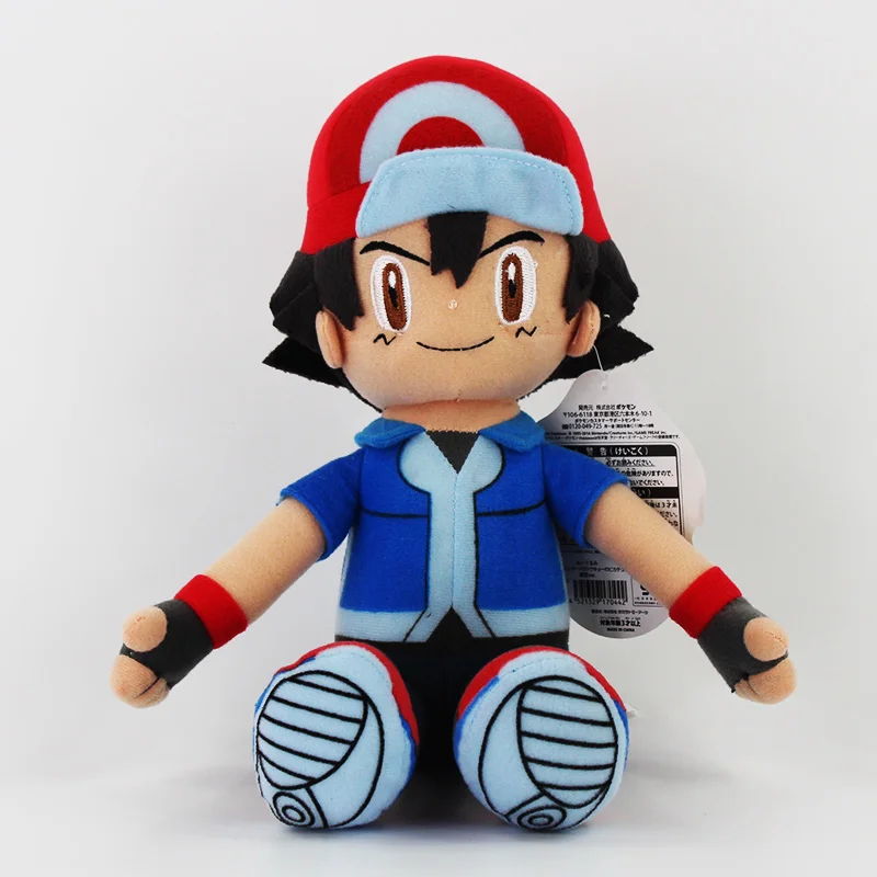 21 см Ash Ketchum плюшевые Мультяшные куклы игрушки Горячая Аниме Фигурка кукла игрушка мягкая игрушка PP хлопок милые для рождественских подарков