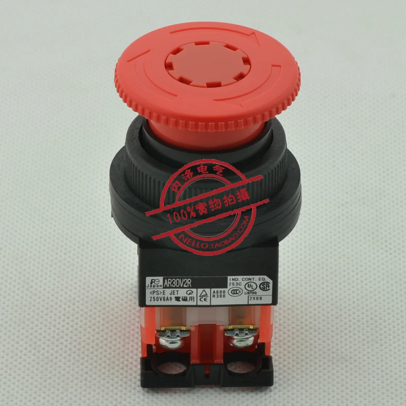 

[SA]Original Fuji FUJI 30mm Bolt 40 primary ring the emergency stop switch AR30V2R-01R 1NC--5pcs/lot