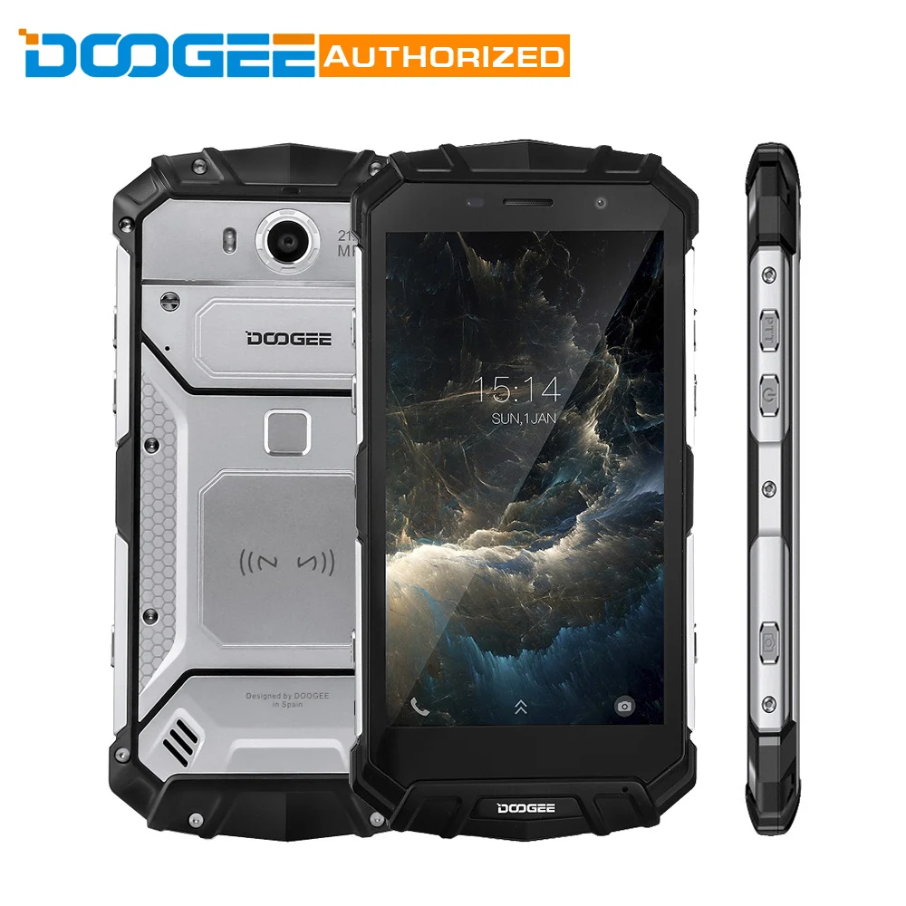 Doogee S60 Восьмиядерный 6 ГБ + 64 IP68 21.0mp Камера NFC Беспроводной Charge 5580 мАч 12 В 2A quick charge 5.2