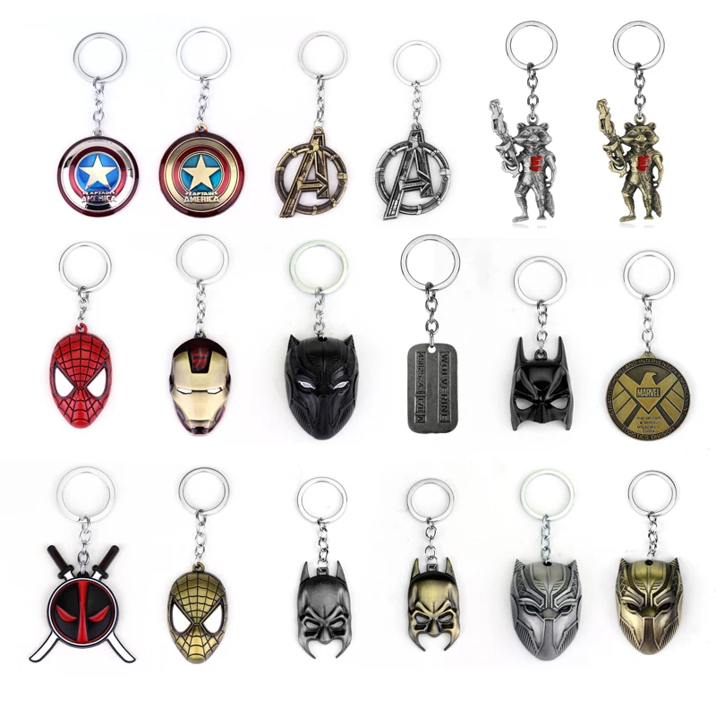 Новинка 2019 Мстители Marvel молоток Mjolnir брелок Капитан Америка щит Халк в форме