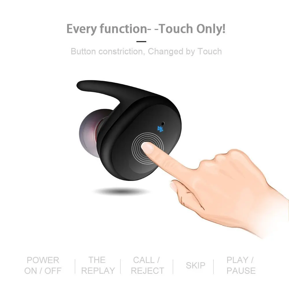 Yinew S9100 наушники вкладыши Беспроводной Bluetooth BT5.0 Hands Free стерео гарнитура с