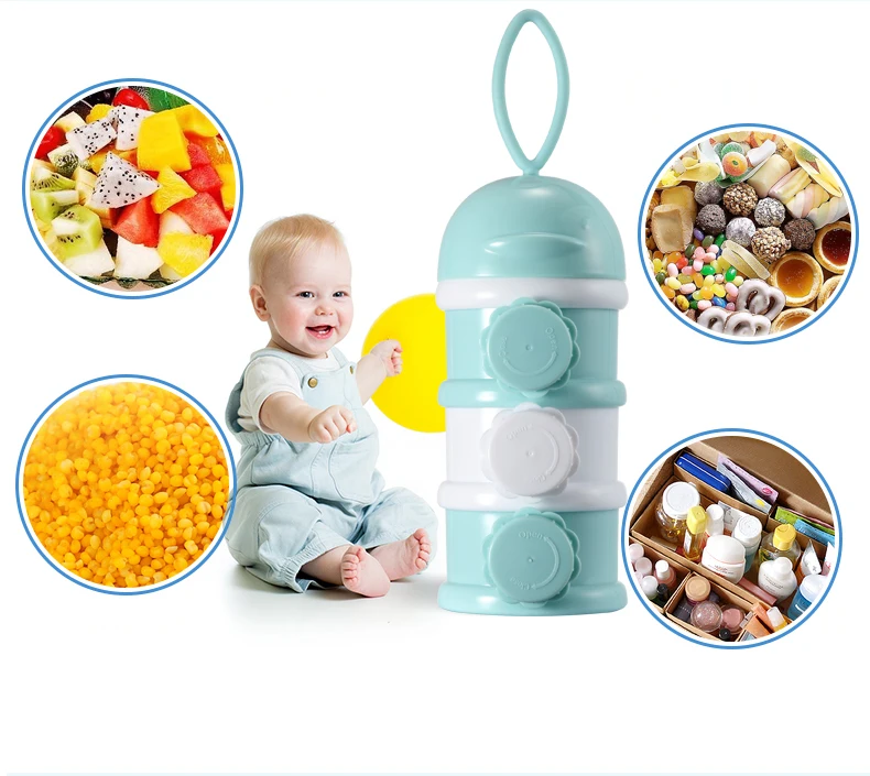 Milk Formula Powder Box Portable baby food storage container PP food-grade safe material 17