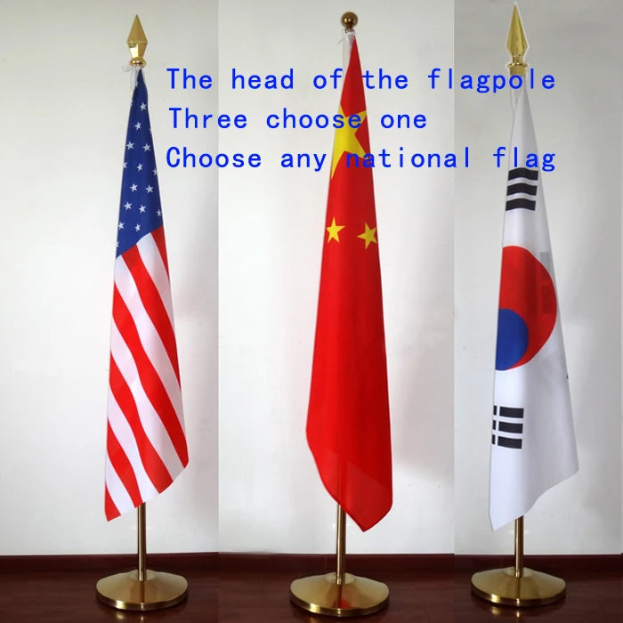 Flagpole landing Indoor national flag Conference room flag Digital jet